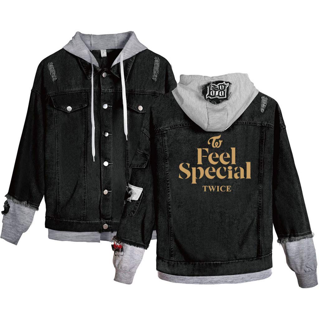 Aopostall Kpop Twice Feel Special Merch Tzuyu Sana Nayeon Jihyo Chaeyoung Denim Jacket New Album Hoo