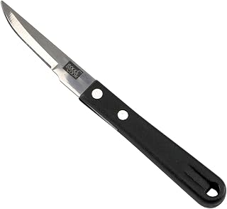 Good Cook Utility Paring Knife, Silver/Black, Small