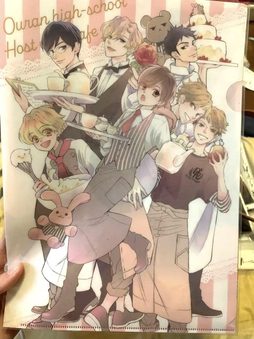 桜蘭高校ホスト部 ノート コミックカバー クリアファイル 6点