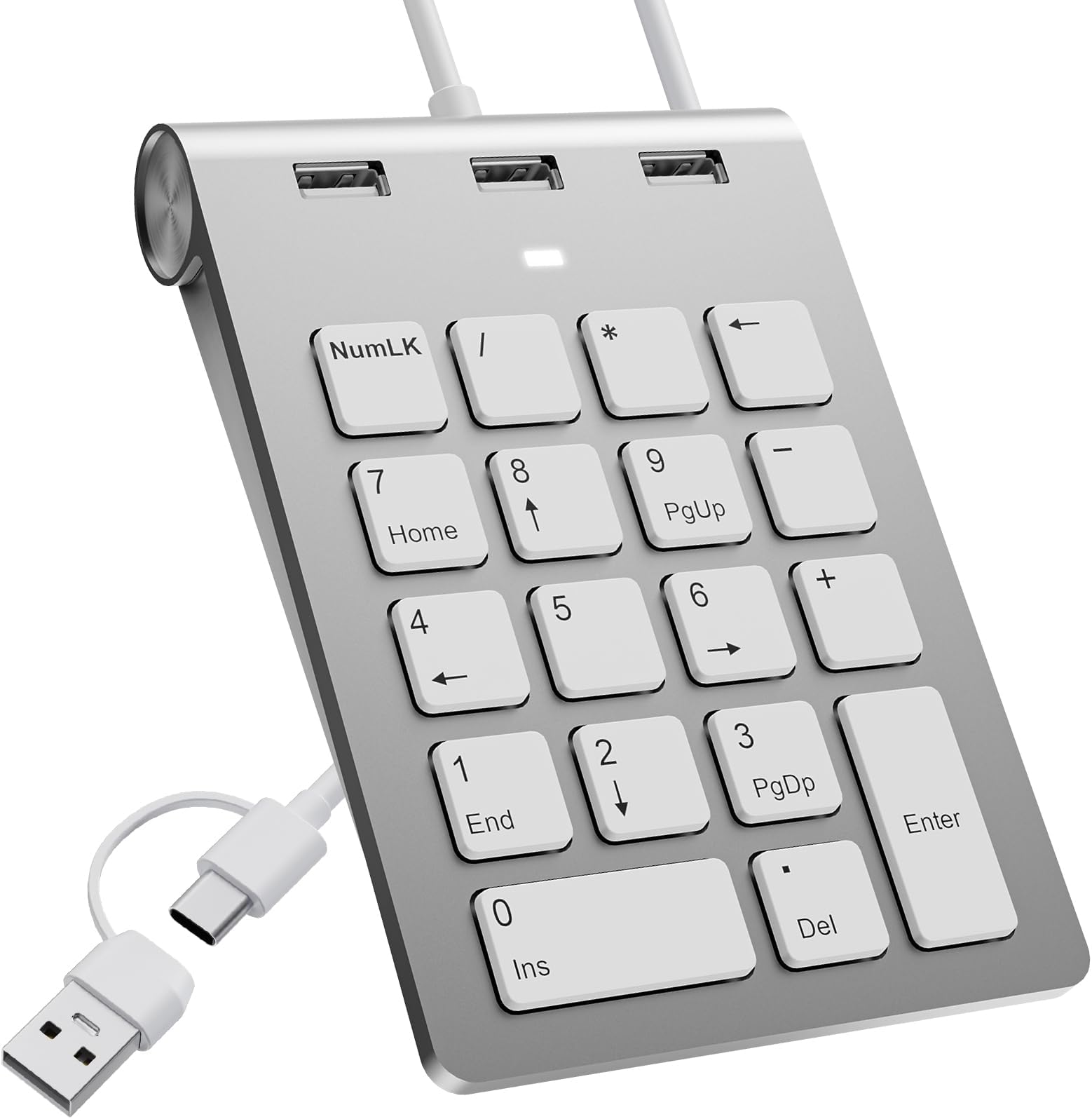 Clavier numérique sans fil 2.4G Mini Usb 18 touches clavier numérique clavier d'ordinateur portable acheter à prix bas - livraison gratuite, avis réels avec des photos
