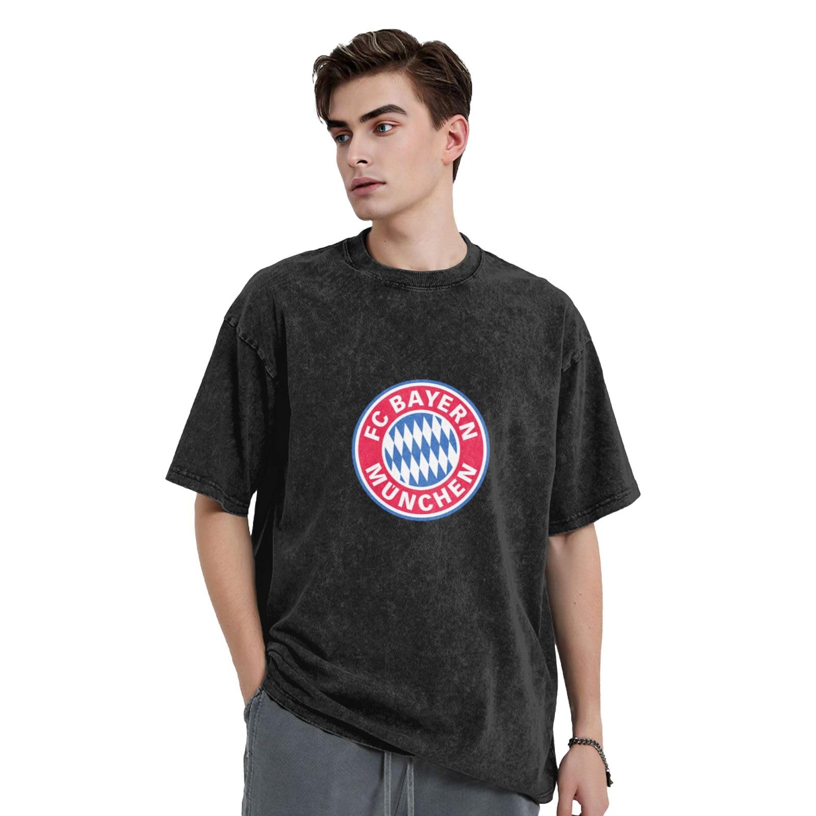 Amazon.co.jp: FC Bayern Munich T-shirt, Short Sleeve, Men's