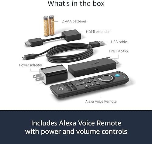 Vista 6 de Yaxa Fire TV Stick, calidad nítida de imagen, streaming rápido, TV en vivo y gratuita, control remoto por voz Alexa que controla la televisión
