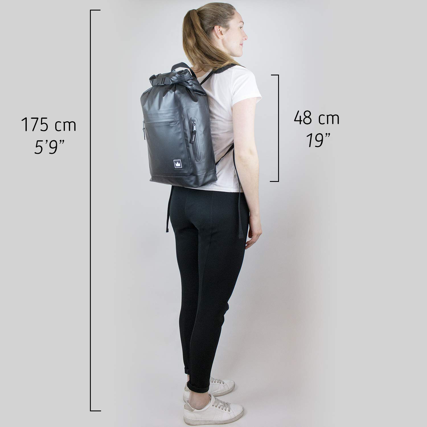 The Friendly Swede Sac à Dos Étanche avec Compartiment pour Ordinateur Portable de 13" - GRANEBERG - 15L