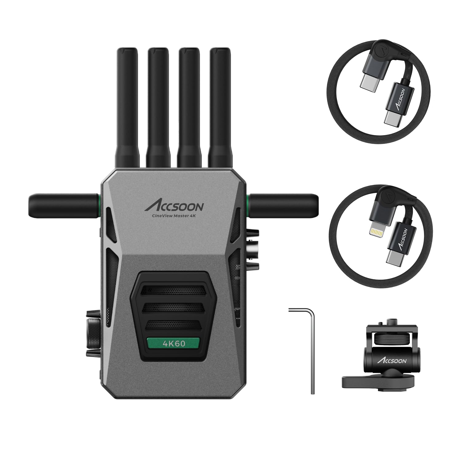 Transmisor CineView Master 4K - Transmisor de vídeo TX inalámbrico con HDMI y SDI