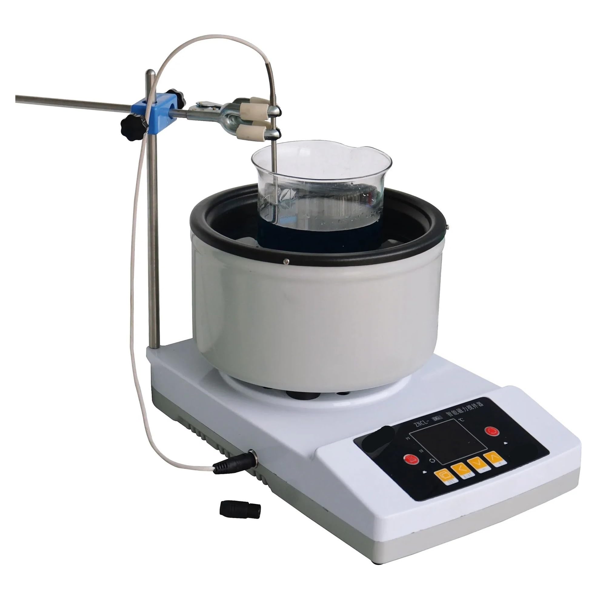 Laboratoryjna Łaźnia Wodna, Mieszadło magnetyczne, podgrzewacz, inteligentny wyświetlacz cyfrowy, czas, laboratoryjne mieszadło magnetyczne, łaźnia olejowa lub wodna, podgrzewacz