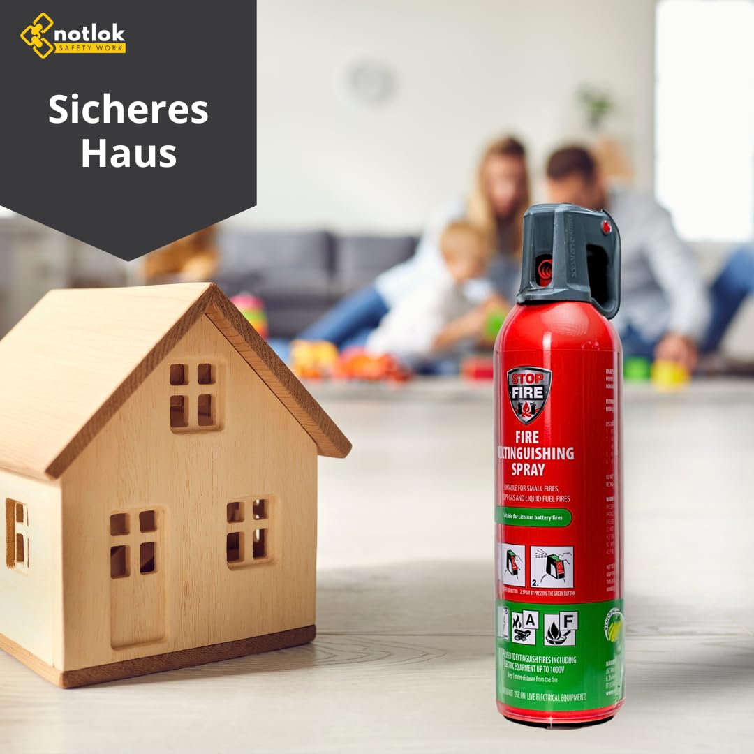 Feuerlöscher Hinweisschild AR – Selbstklebend, 200x150 Mm, Beige/schwarz/grün/rot