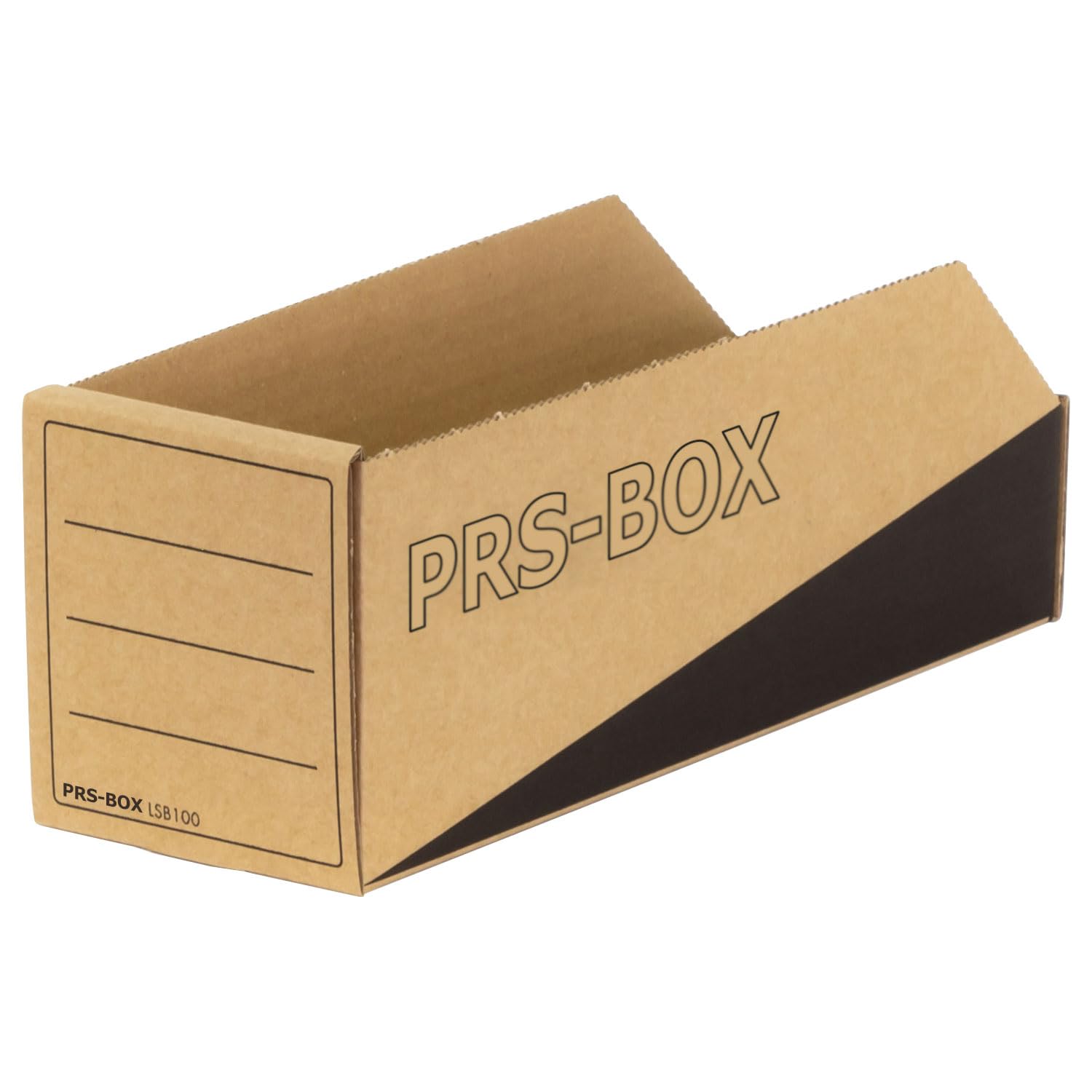 PRS Lagersichtbox LSB100, Natur/Schwarz, 305x100x110mm, (Ident zu PRESSEL Lagersichtbox) 20 Stück