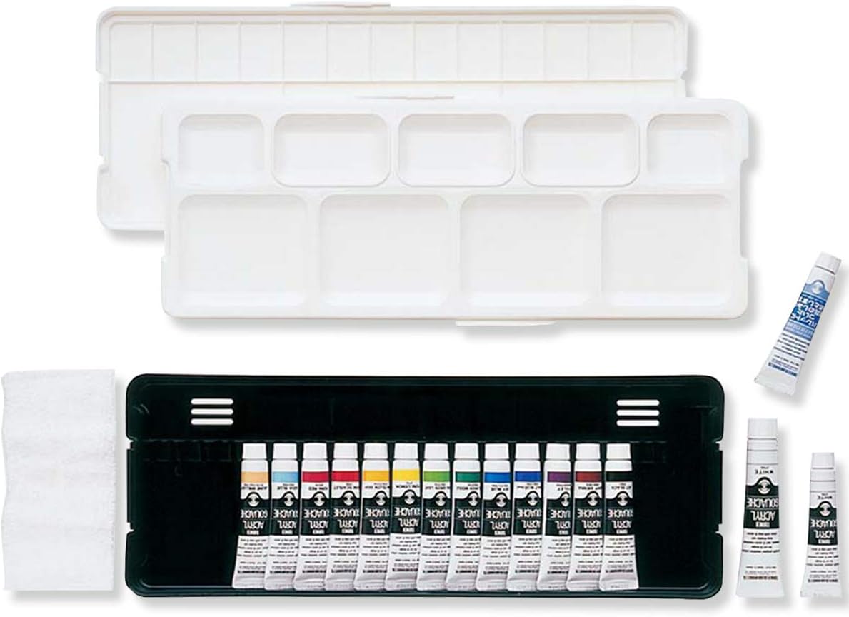 Turner Acrylic Gouache 15 Colors Plenty Set A AG15PYA 0.4 fl oz (11 ml)
