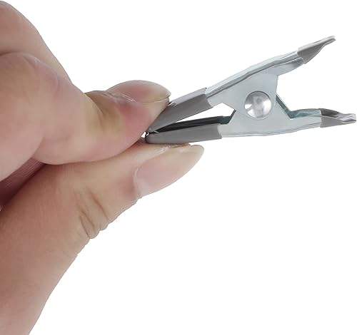 Miniatura 8 de 100 uds. Abrazaderas de metal de resorte de 2 pulgadas al por mayor a granel - todo negro