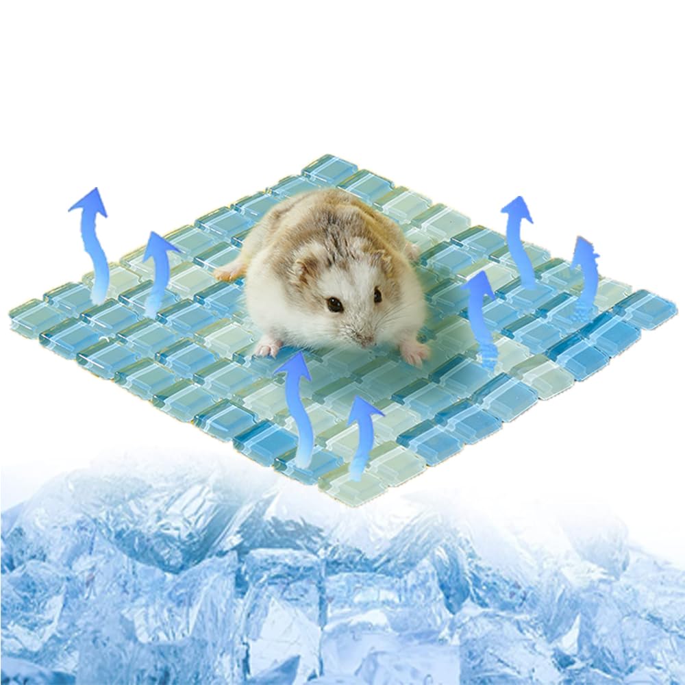 NeoStyle Hamster Cooling Pad, Ceramic Crystal Cooling Plate Pet Cooling Mat, Anti-bite Easy to Clean Ice Pad for Hamsters Rabbits and Other Small Pets (crystal pad, Large (10 * 10cm,hamster)) (B0CDC4Z4YF) Amazon Price History, Amazon Price Tracker