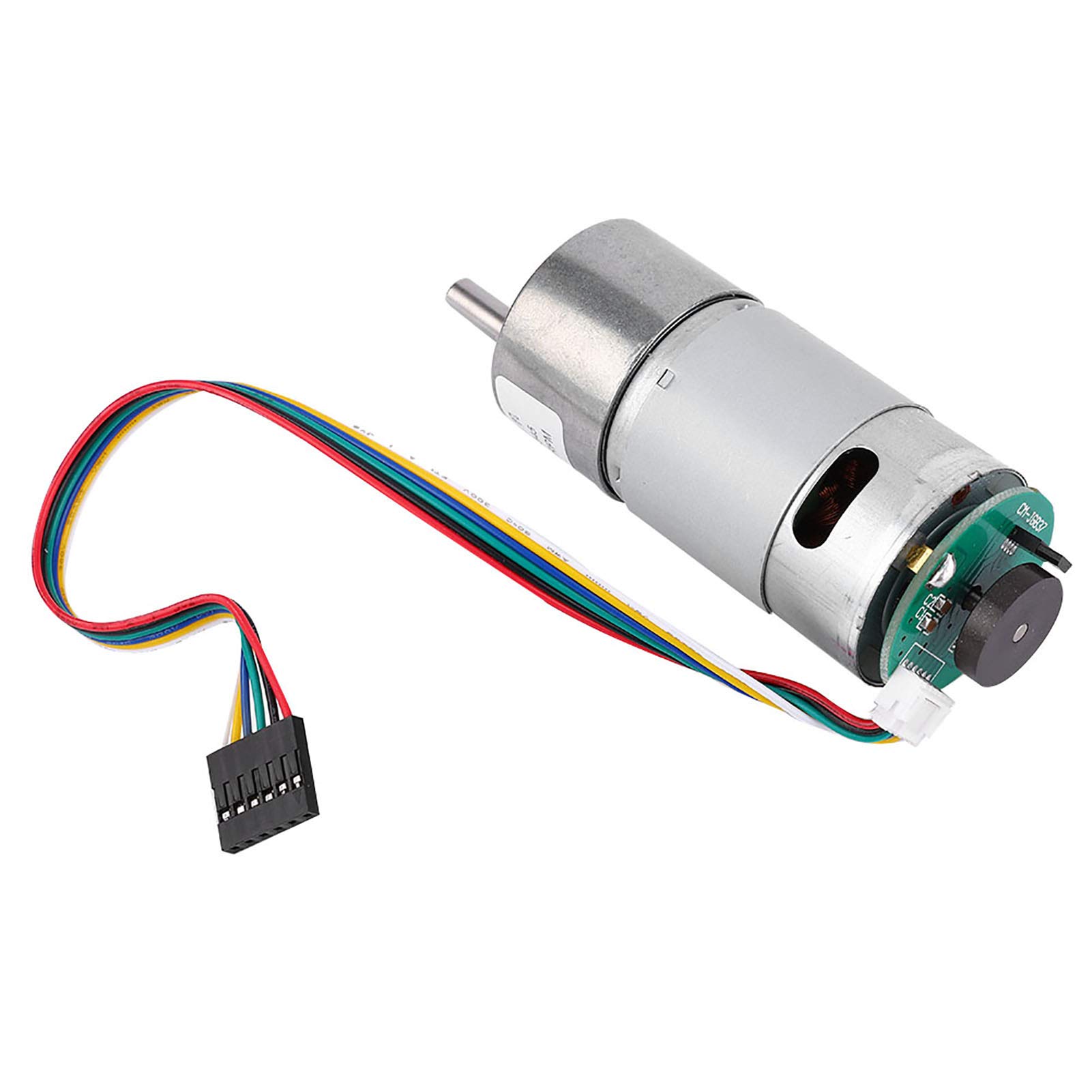 Moteur à Courant Continu 12V/24V avec Réducteur de Vitesse 10-1500RPM, Couple Élevé, Arbre de Sortie Diamètre 37mm, Idéal pour Systèmes de Contrôle Industriel et Robotique