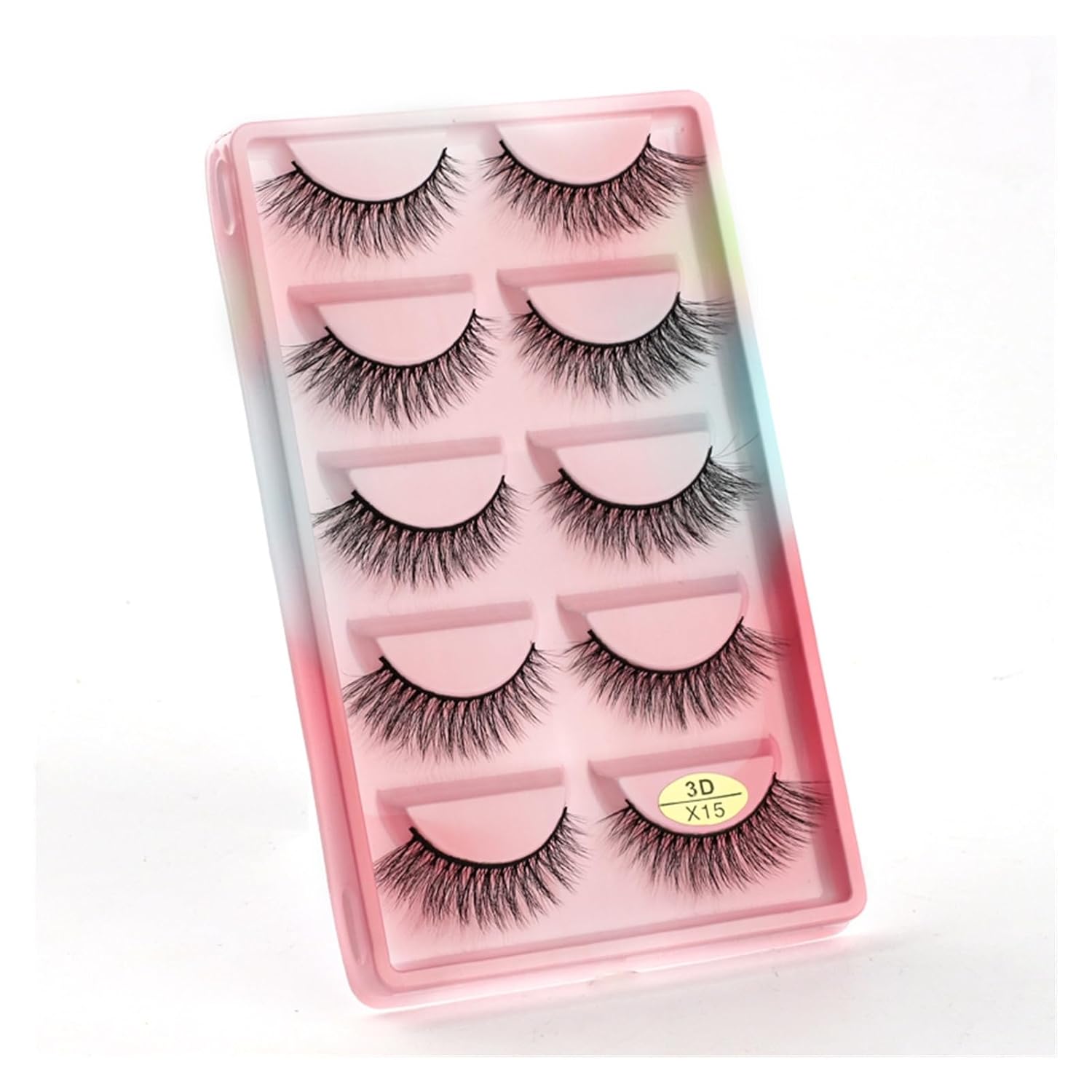 UAMOU 10 50 100 Boxes Mink Eyelashes Fluffy 3D Mink Lashes Makeup Natural Long Volume False Eyelashes Bulk