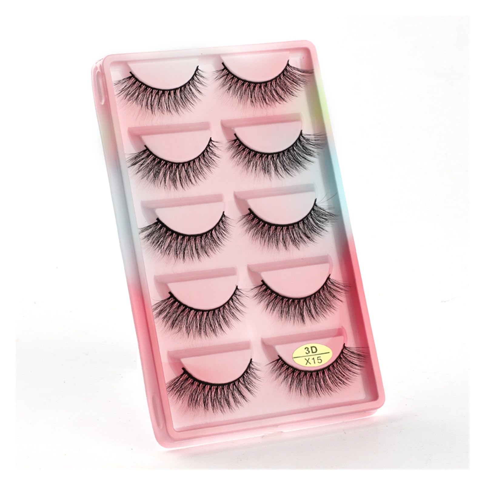 UAMOU 10 50 100 Boxes Mink Eyelashes Fluffy 3D Mink Lashes Makeup Natural Long Volume False Eyelashes Bulk