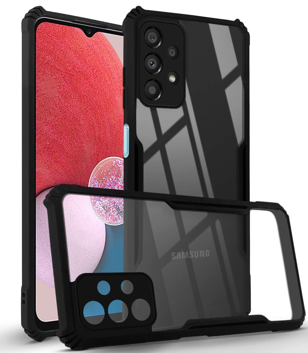 Jkobi Back Cover Case for Samsung Galaxy A13 4G (Shockproof with Polycarbonate Clear Panel | Professional Black) (B0CGJB5S19) Amazon Price History, Amazon Price Tracker