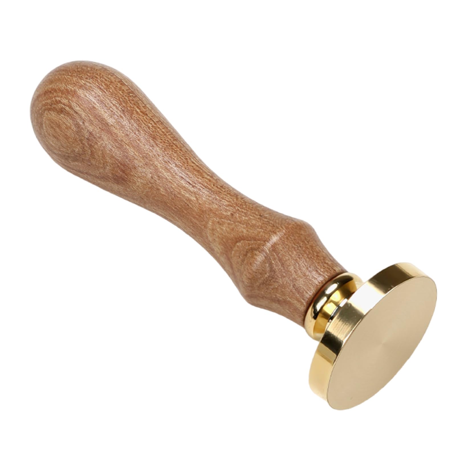 Limtula Unfinished Seal Stamp Head with Wood Handle for Seal Envelope Card Flower Heart Round Square Handcraft Enthusiast