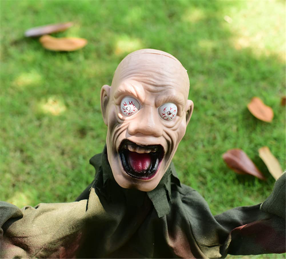 Amazon.co.jp: ハロウィン 飾り ゾンビ ドクロ 動ける お化け