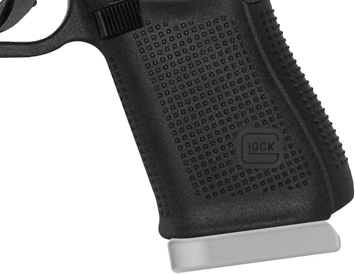 NDZ Performance Magazine Base Plate for Gen 5 Glock 17 19 22 23 34 45 47 49, 9MM .40 S&W, Anodized Aluminum W/Black Laser Engravings, Made in The USA - Choose Image & Engraving Color