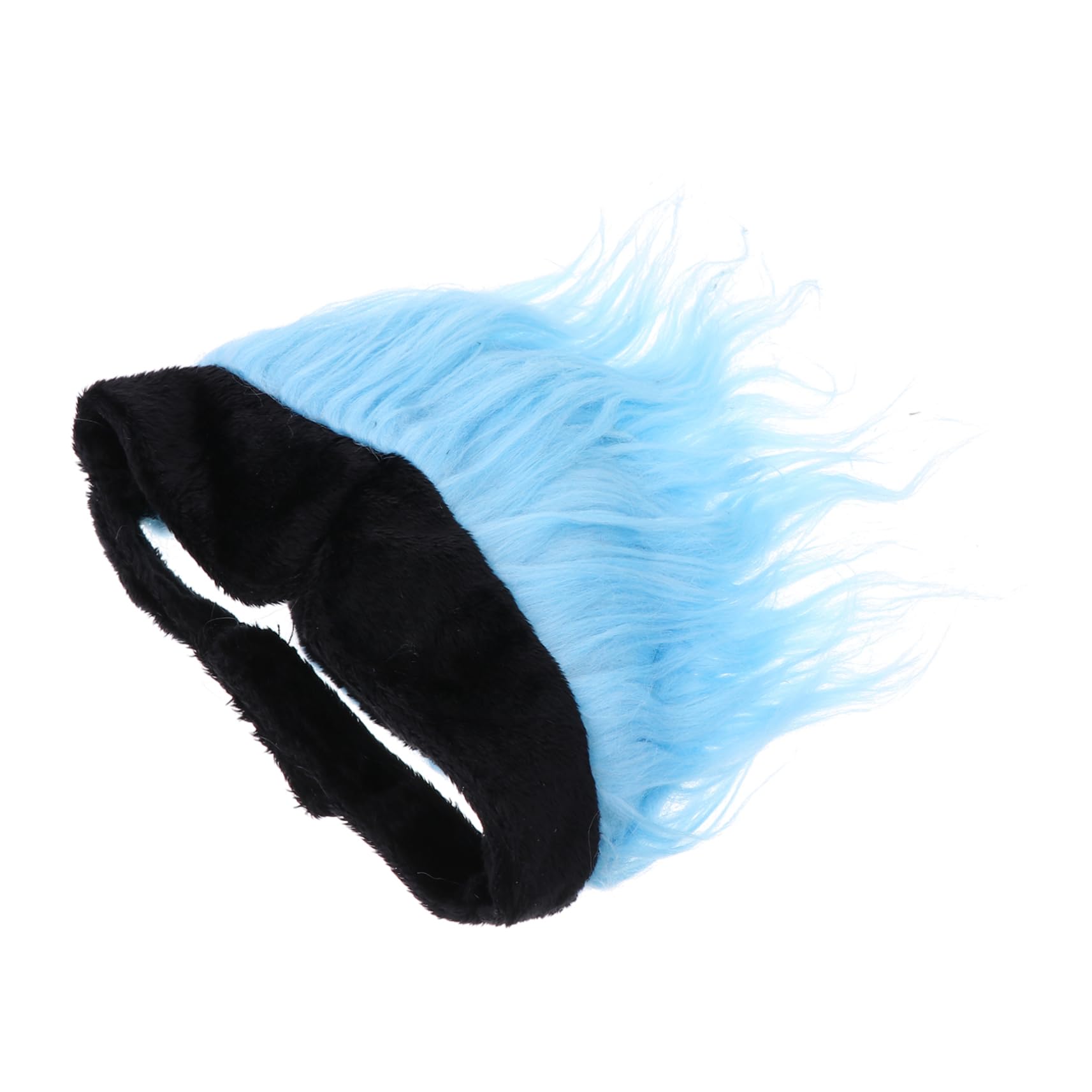 Abaodam 1pc Adorable Pet Wig Eye Mask for Dogs and Cats Fun Headwear for Halloween Parties Pet Costume Accessory for Festive Celebrations for Photoshoots and