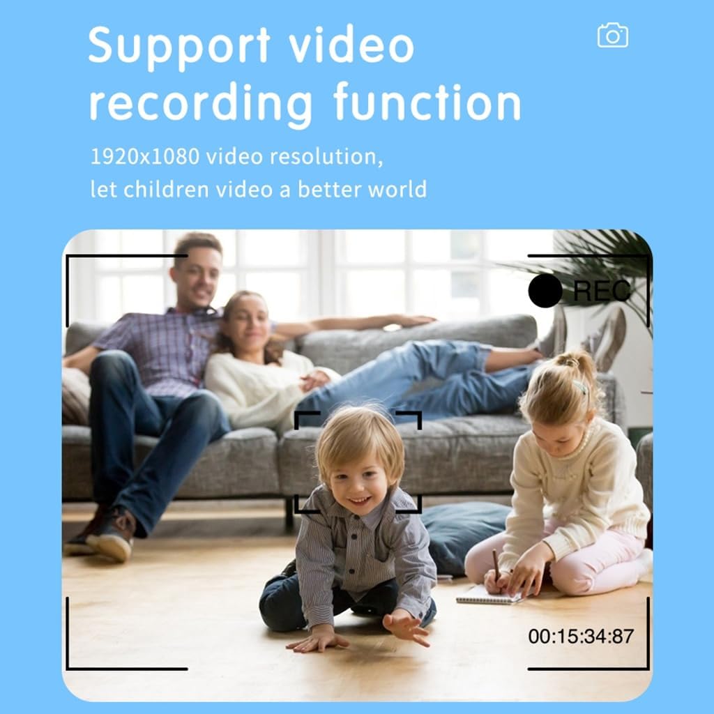 1080P Kids Digital Camera Dual Lens 2.0 inch Screen 20 Million Pixels for Child