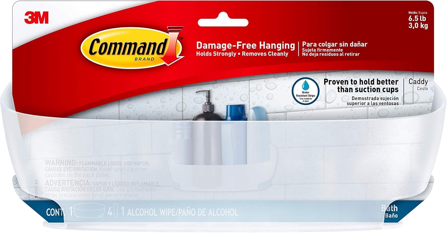 SHOWER CADDY CLEAR