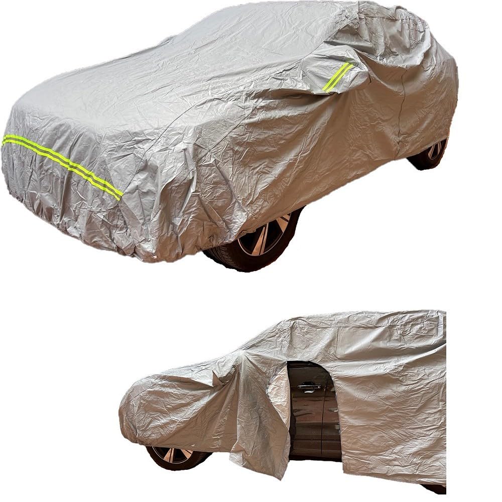 COMPATIBILE CON VOLKSWAGEN Passat Variant 2.0 TDI DSG Business BMT TELO COPRIAUTO ANTIGRANDINE PVC COVER AUTO FELPATO IMPERMEABILE TG.XL 533X196X145CM COPERTURA CON APERTURA LATERALE