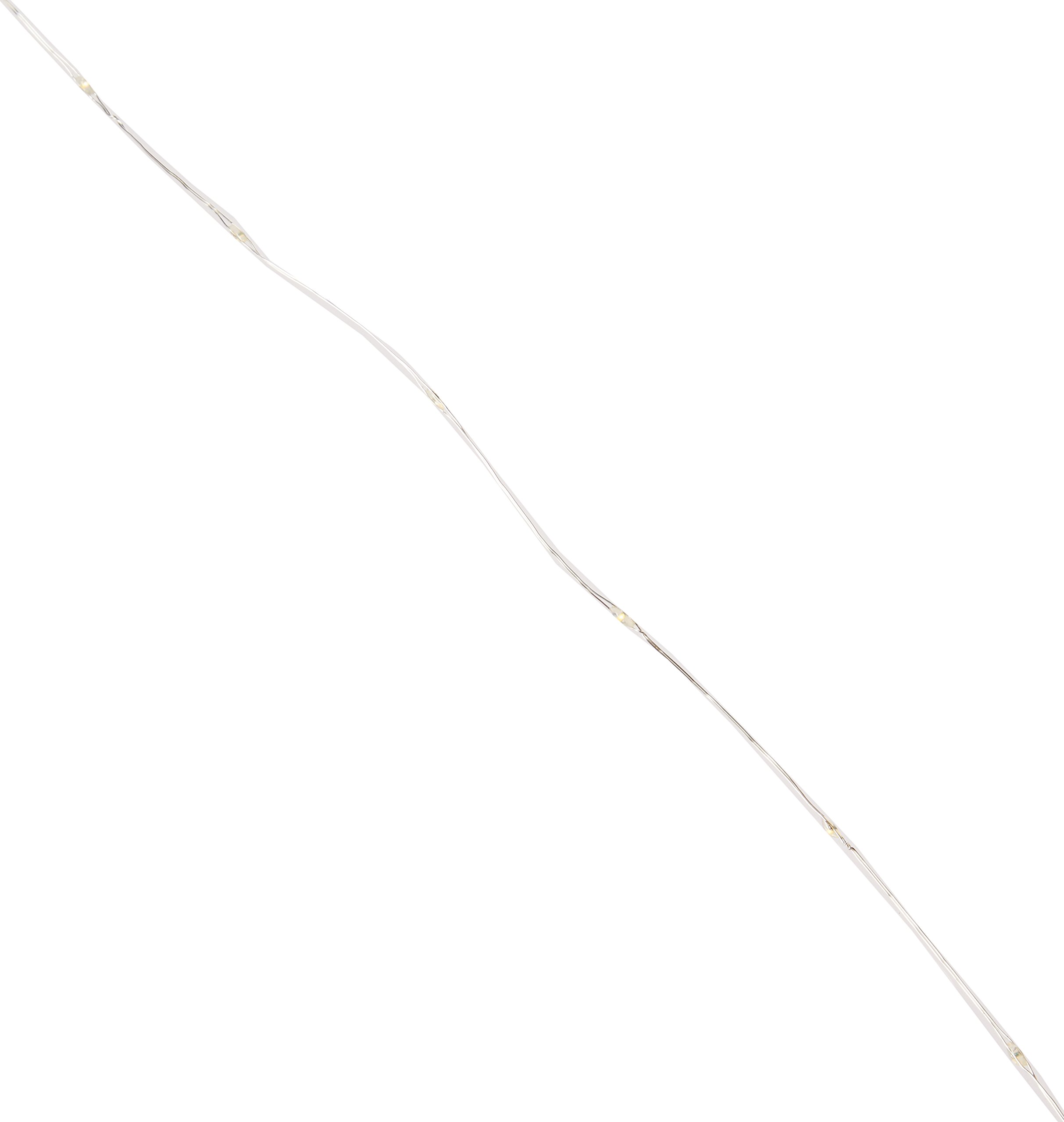 Everlasting Glow B/O Wine Stopper with LED String, White, 7" L x 8" W x 8.5" H