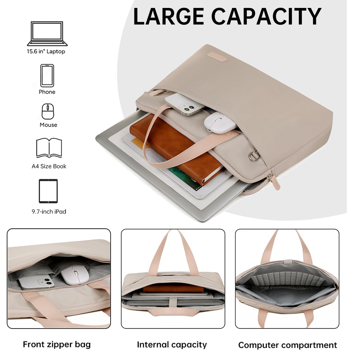 Borsa for laptop antiurto for Samsung Galaxy Book6 Pro da 16 pollici
