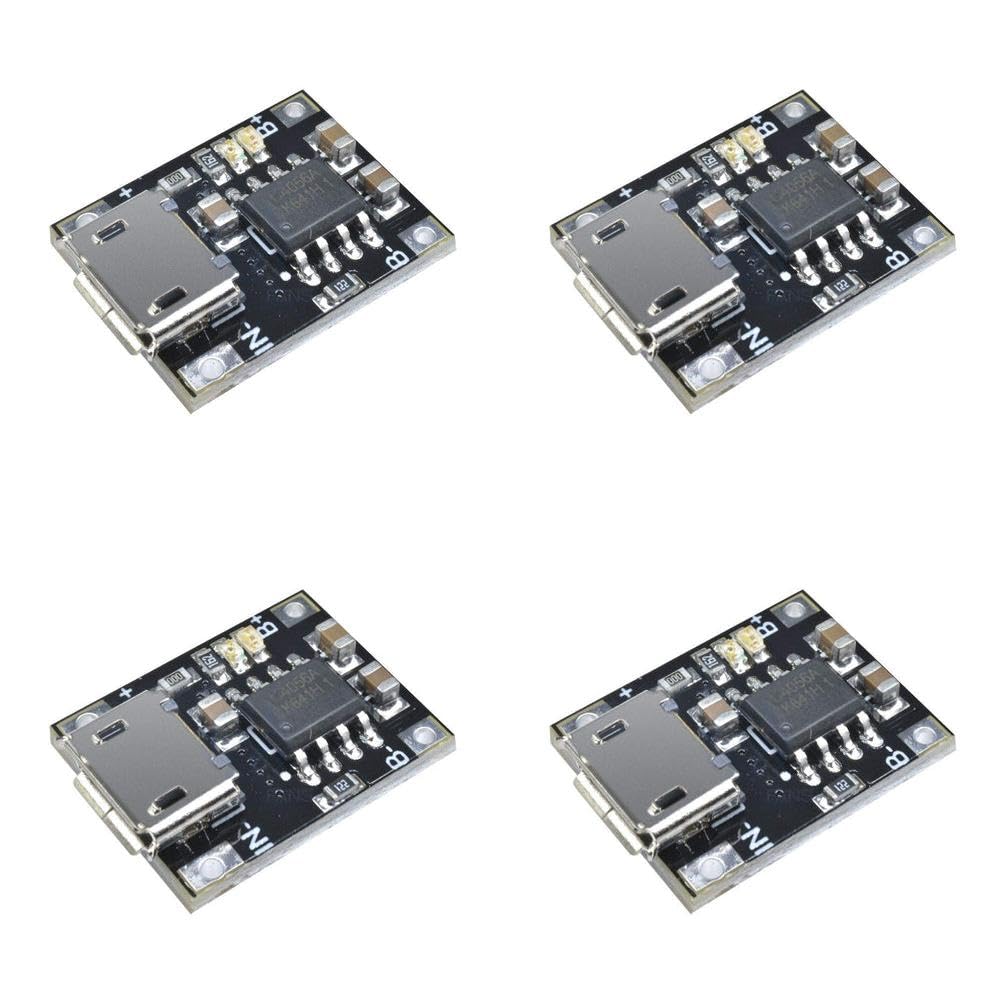 (4 pc) Pro3D TP4056 1A Micro USB 18650 Lithium Battery Charging Module-picture-25
