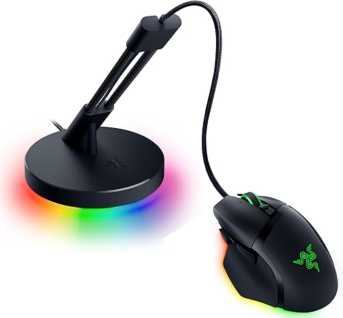 Razer Basilisk V3 Mouse Ergonómico Personalizable para Juegos + Gaming Mouse Bungee V3 Chroma Bundle