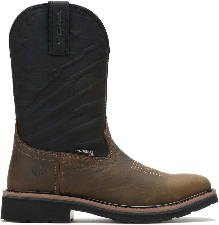 Amazon.com | Wolverine Rancher Flag LX Steel Toe Wellington