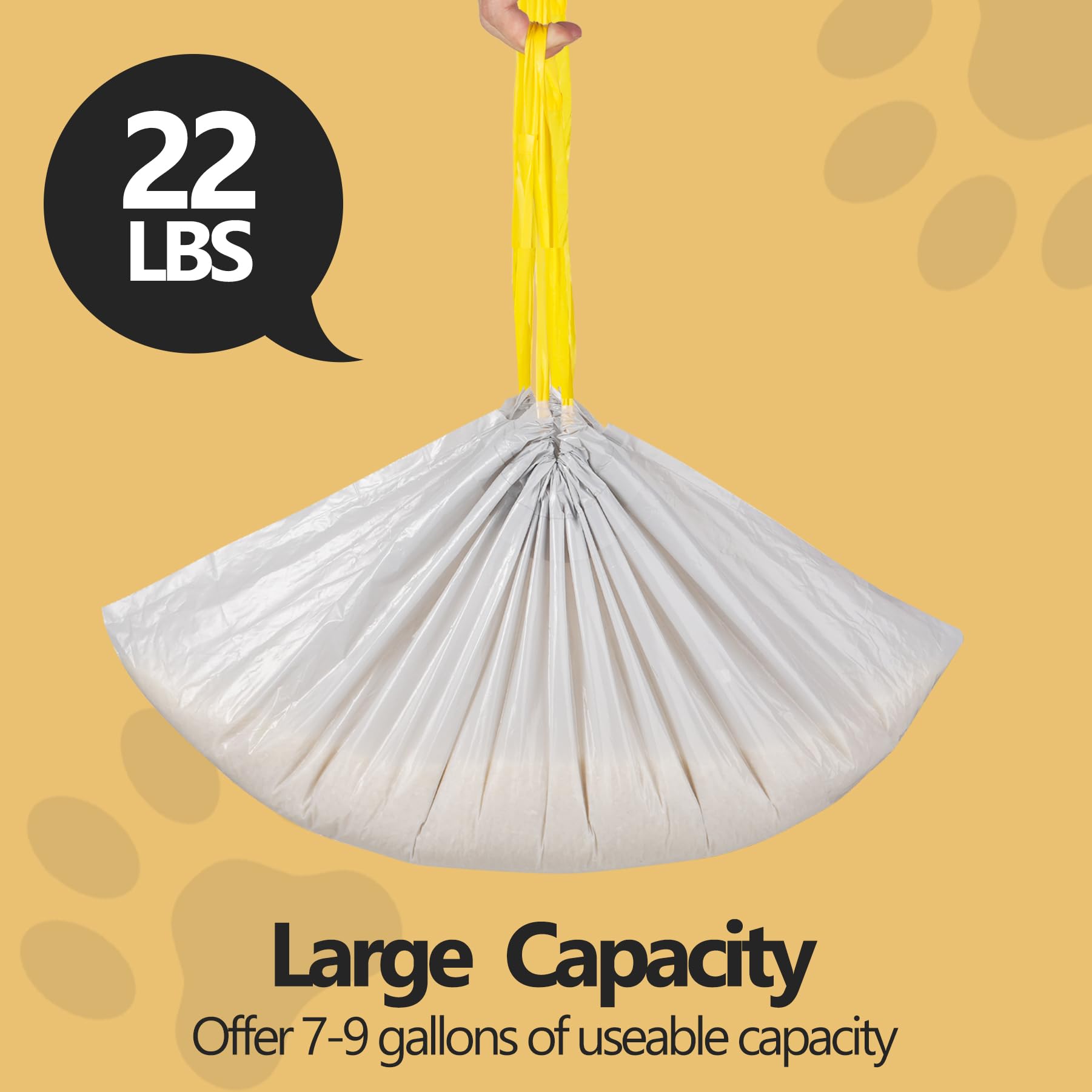 30 bolsas de arena para gatos, compatibles con Neakasa M1 con parte superior abierta, autolimpiable, bolsas de basura supergruesas de 3 mils, bolsas de basura de 27 x 13 pulgadas