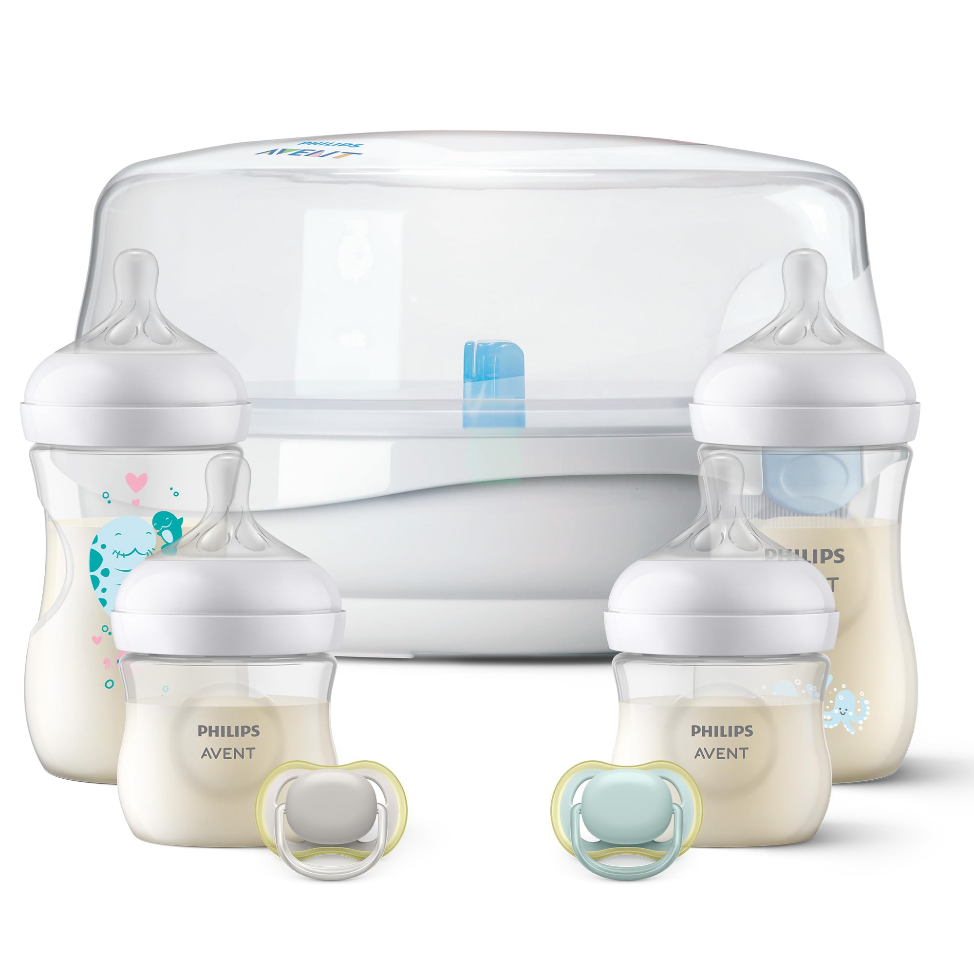 Philips Avent Set Esterilizador de Microondas y Biberones Natural Response