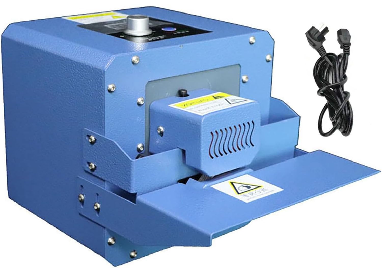 Sellador de banda continua de 300 W, máquina automática de envasado de alimentos de 5 m/min, sellador de acero inoxidable para PVC, películas, bolsas de papel de aluminio y bolsas de papel Kraft