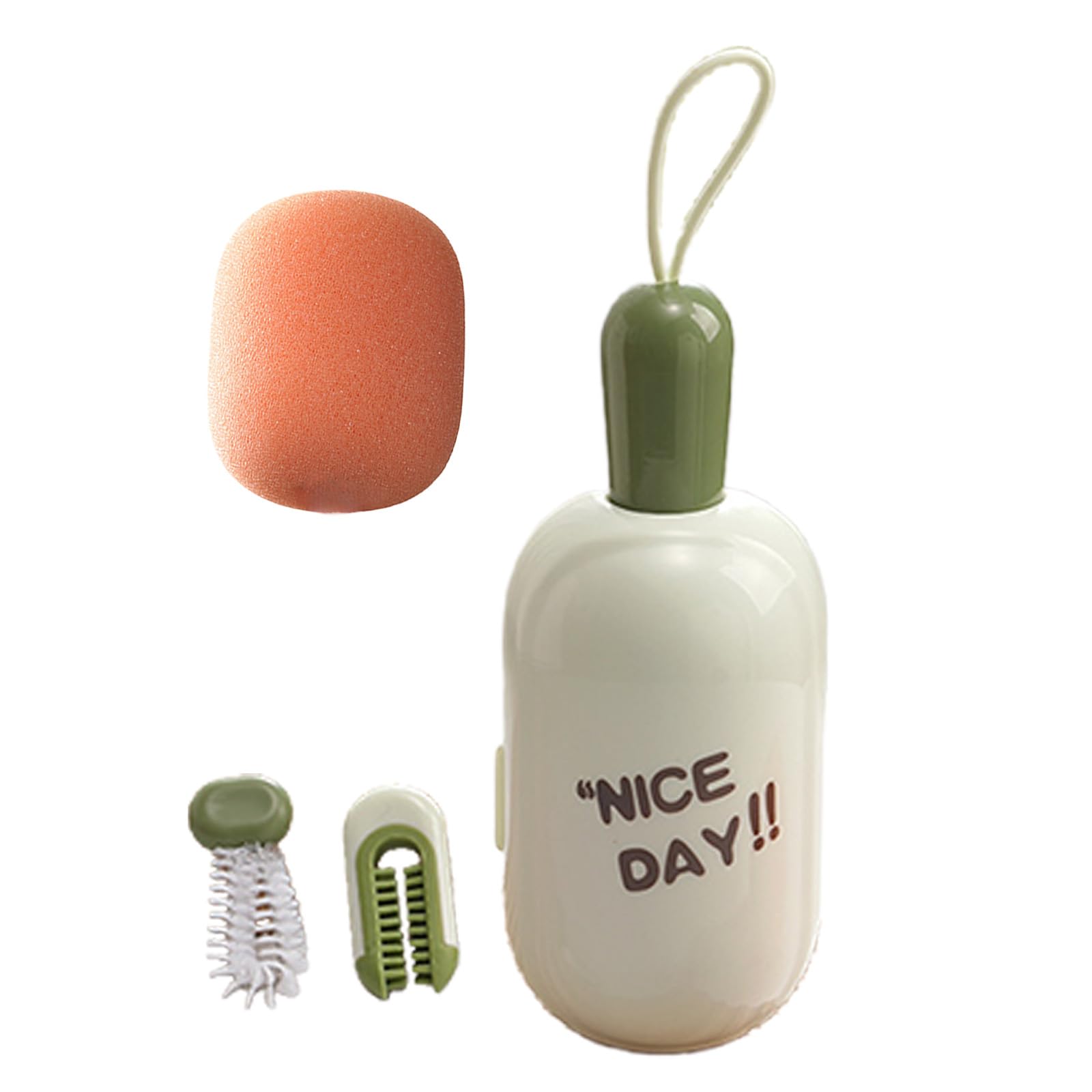 Telescoping Bottle Brush with Storage Box for Camping and Home Use on Hard to Reach Containers Cup Cleaning Tool Cup Scrubber