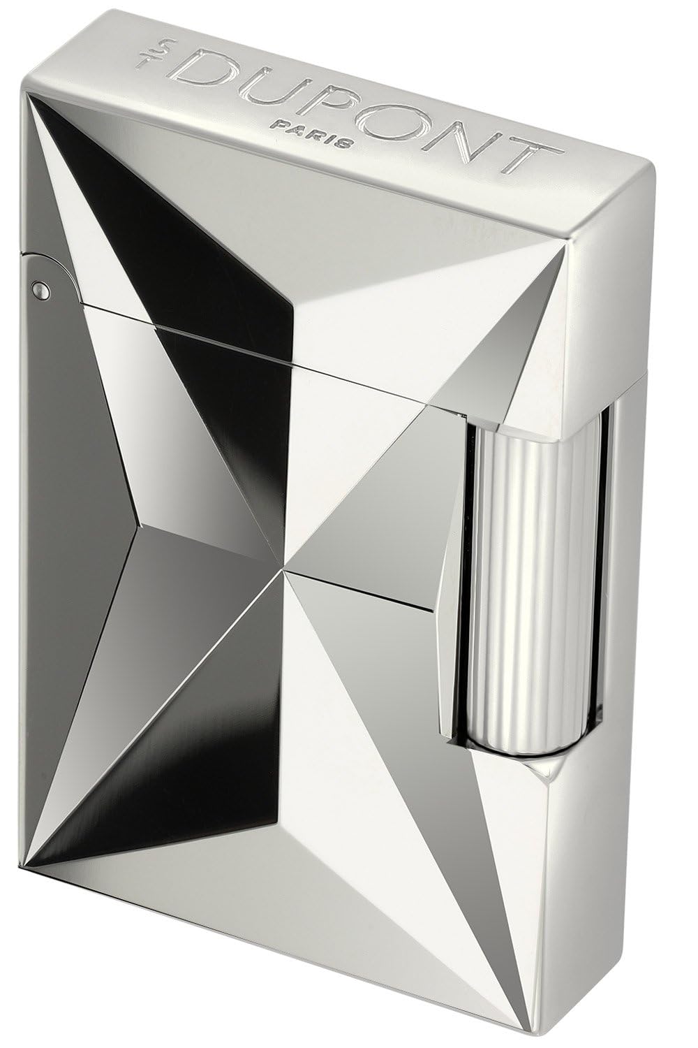 S T Dupont Fire X Line 2 Small Double Soft Flame Cigar Lighter - Palladium
