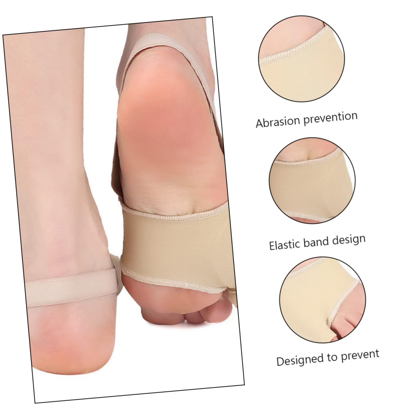 KOMBIUDA 1 Pair Cover Bunion Sleeve Nursing Clip Board Big Separator De Juanetes Big Brace for Bunion Separators Gel Big Spacers Bunion Separator Hallux Cloth