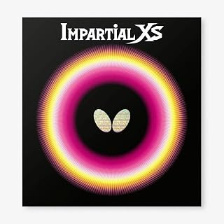 Butterfly, Impartial XS High Tension Pimples-Out Rubber, Table Tennis, TT Rubber, Black Colour