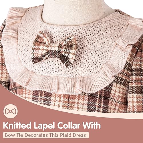 Baby Girl Fall Outfits Long Sleeve Toddler Girl Fall Dress Cotton Clothes Thanksgiving Chirstmas Girls Floral Vintage Dress3