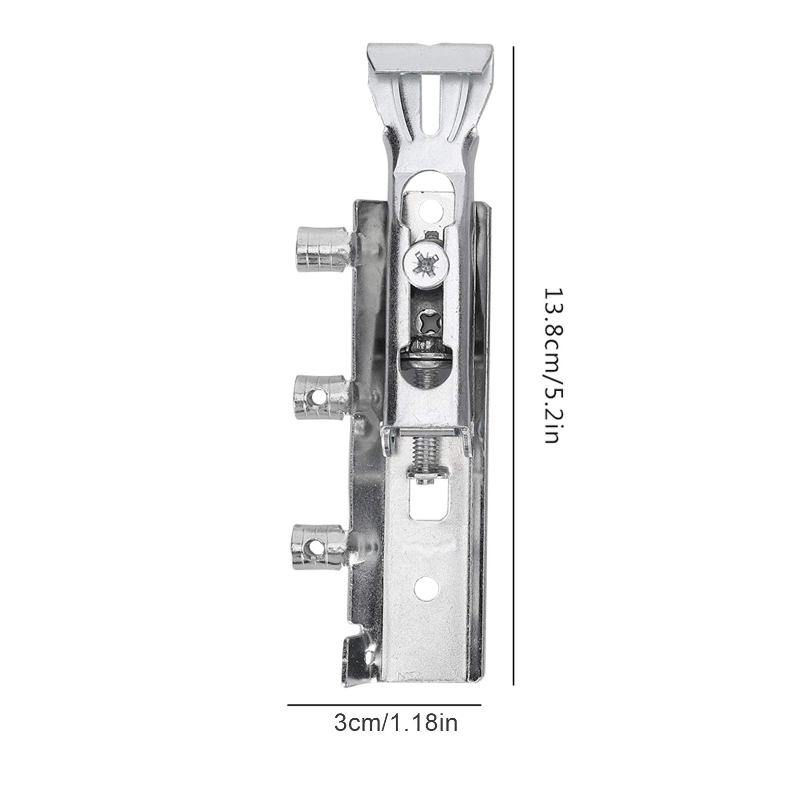 2Pcs Kitchen Cabinet Sospensione Rail, Universal Hidden Kitchen Cabinet Staffa Regolabile 150 kg Codice Sospensione per Armadio Montato A Parete Heavy Duty Cucina Parete Armadio Montato A Parete