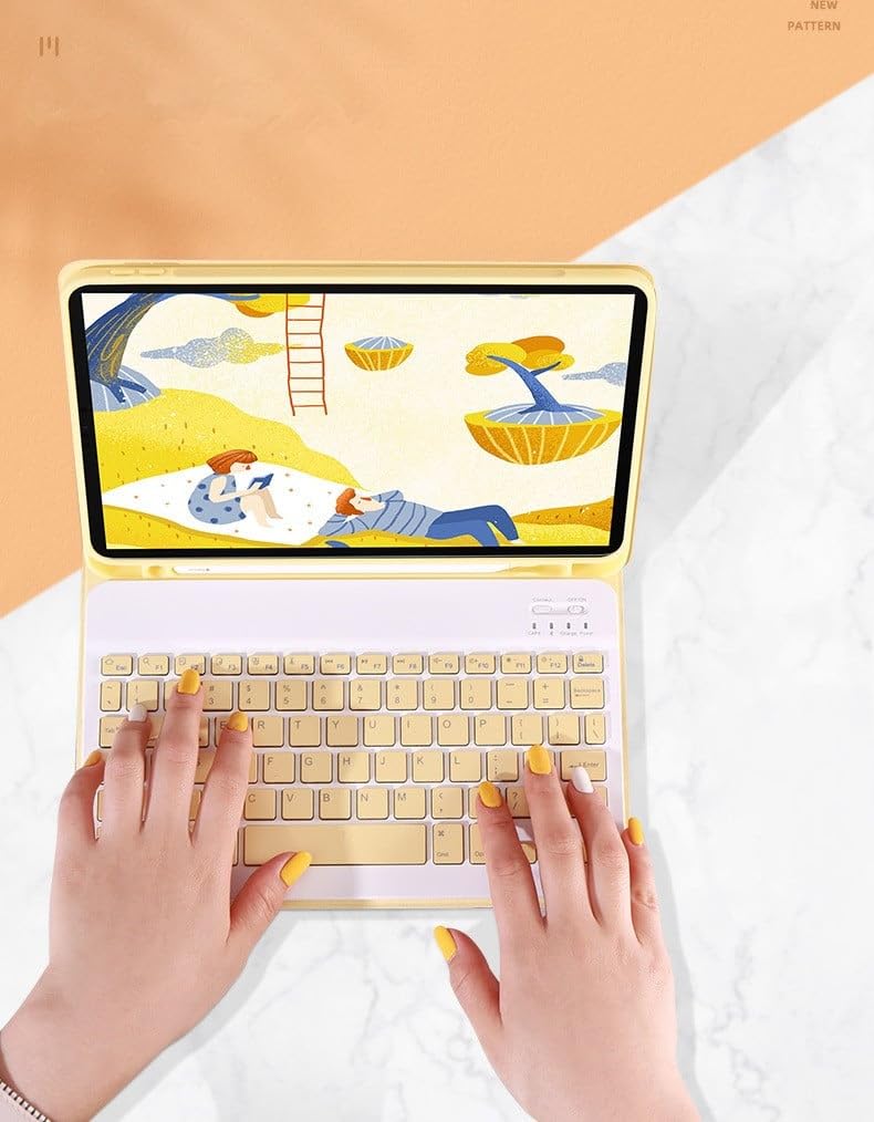 Amazon | 2024 iPadPro11 M4 キーボード ケース キャンディー色 