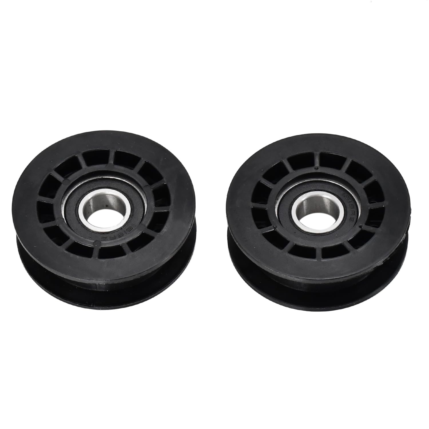 2PCS 587969201 Idler Pulley 5879692 580364301 Compatible with Husqvarna HU700H HU800H LC221A LC221R Poulan P160RWD PR675AWD PR725Y22RP Walk Behind Mower Replace for Craftsman Jonsered Mower