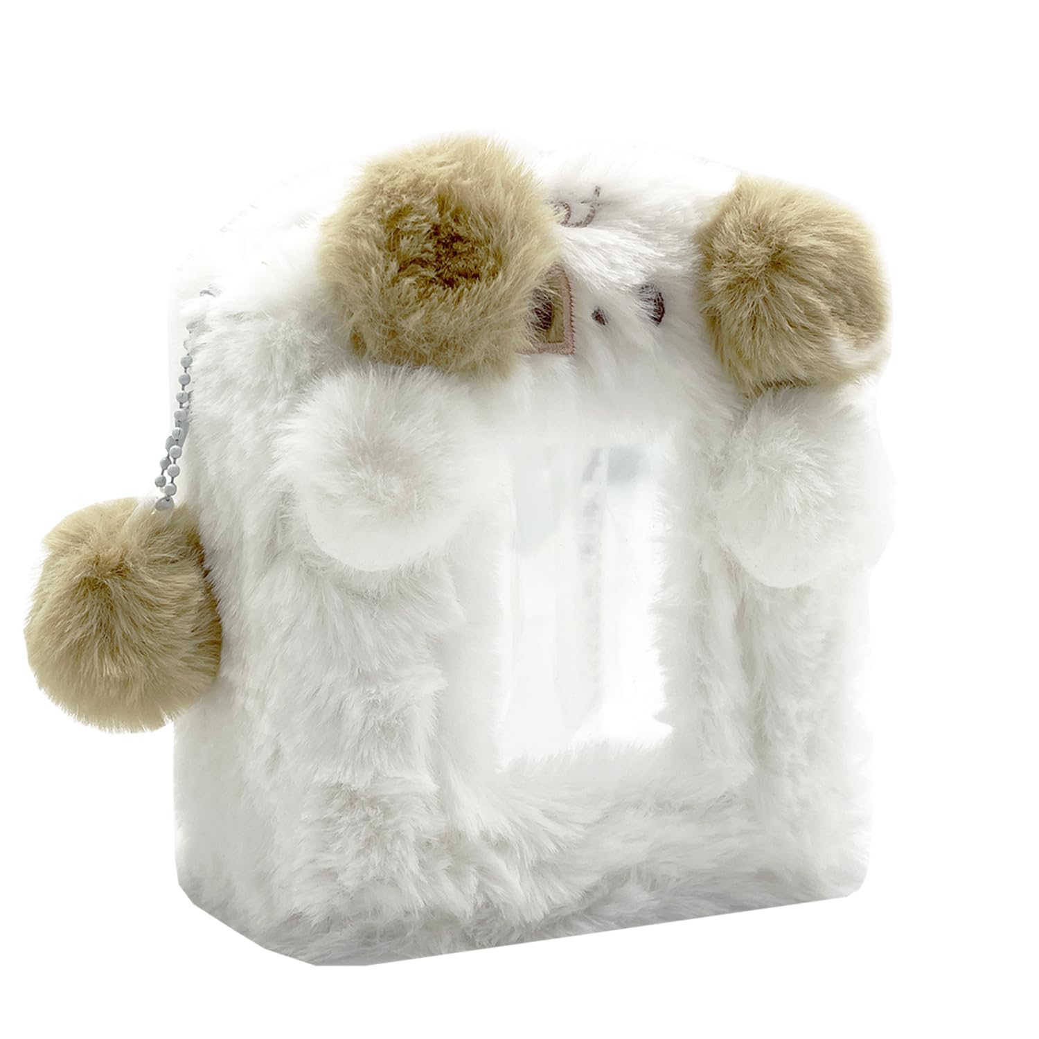 1 Pieces Photocard Binder Trading Card Albums, Mini Photo Album, Kpop Photocard Holder 30 Pockets (Puppy)