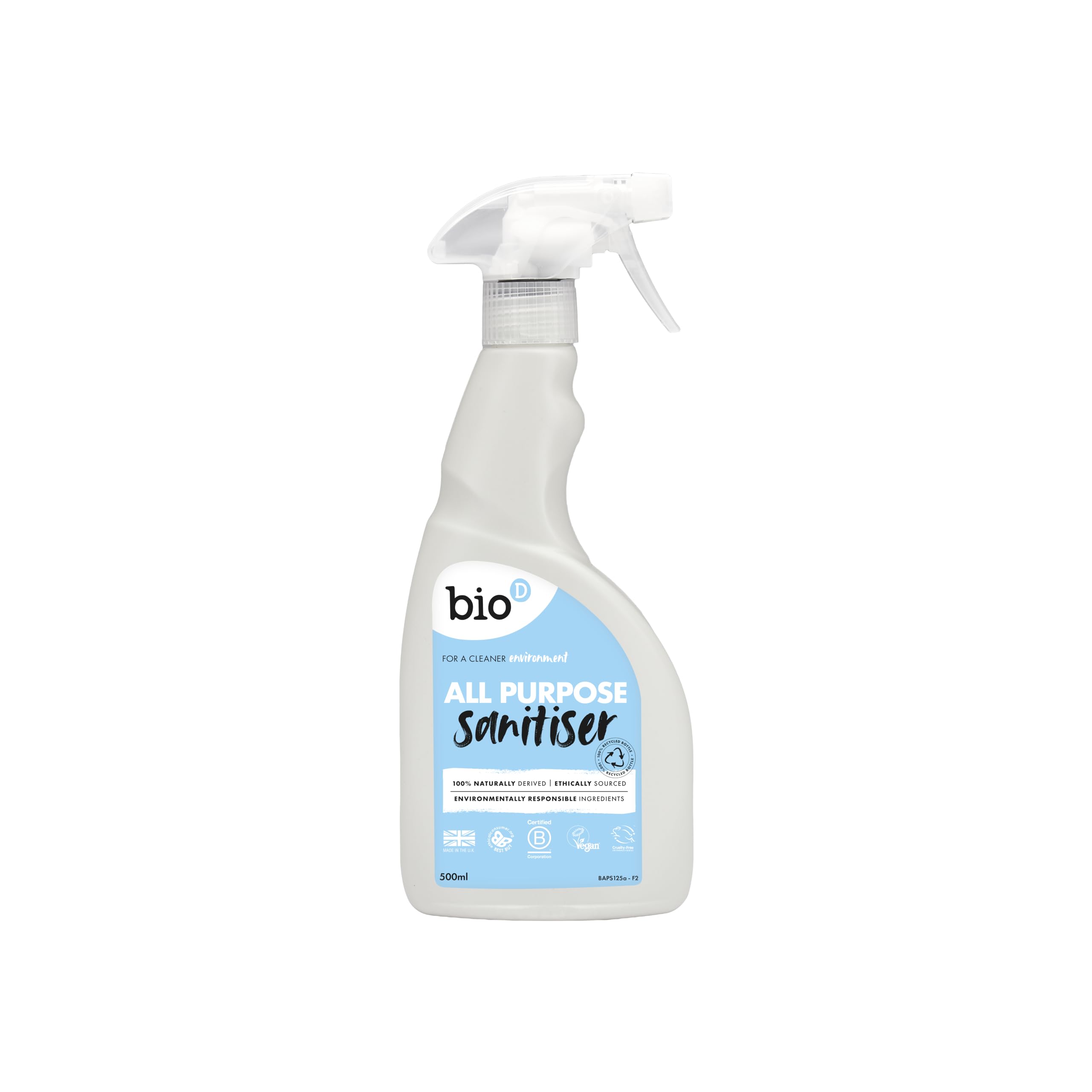 Bio-D All Purpose Sanitiser Spray 500ml x 3 (Pack of 3)