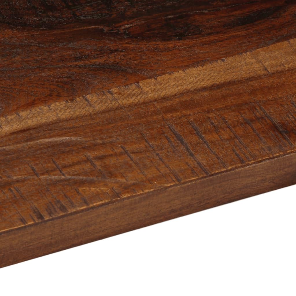 vidaXL Tischplatte, Holzplatte Rechteckig, Massivholzplatte für Tisch Esstisch Couchtisch, Ersatztischplatte, 160x20x2,5cm Altholz Massiv