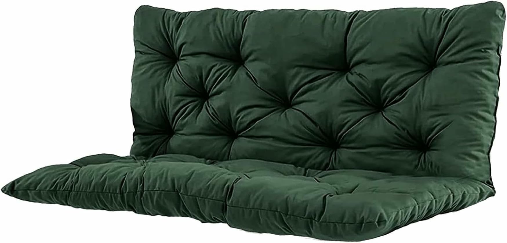 Coussin balancelle 3 places étanche gris 150x100cm pour banc de jardin et terrasse