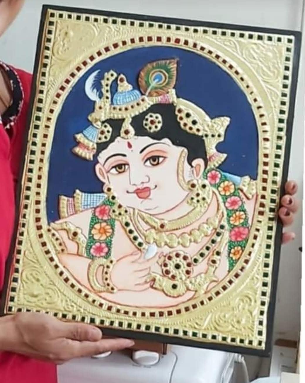GOLD LEAF COMPANY Gold foils sheets. - Good to use for sticking in tanjore paintings. Size 3x4 25 Pages foils Book for tanjore Painting,Mysore Painting,Art & Crafts Home Decoration etc