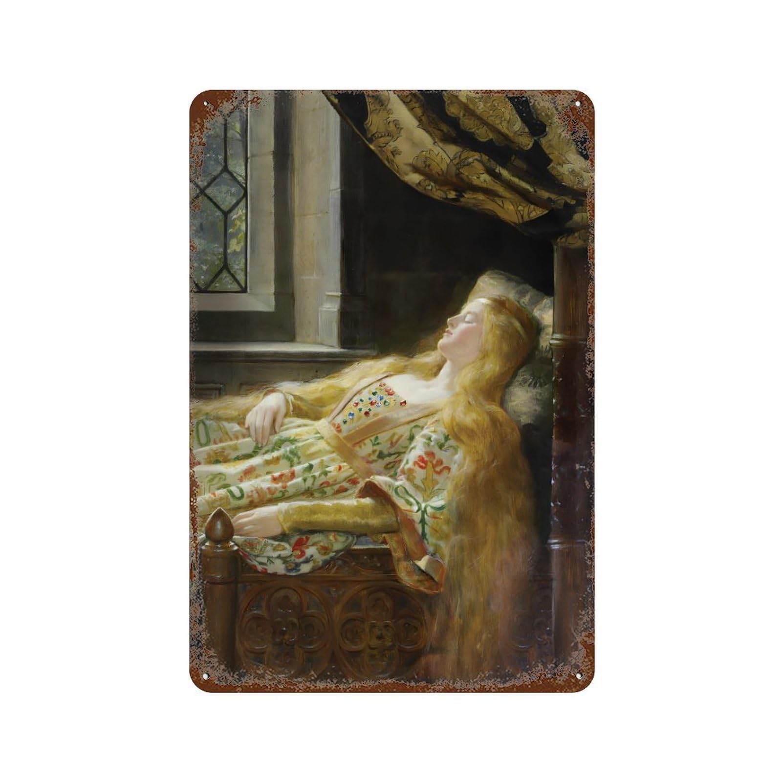 xiaoxiaoshen Artist John Collie (9) Wall Decor Art Metal Tin Poster Modern Home Decor Art Home Bar Shop Decorations Vintage Sign 30x20cm