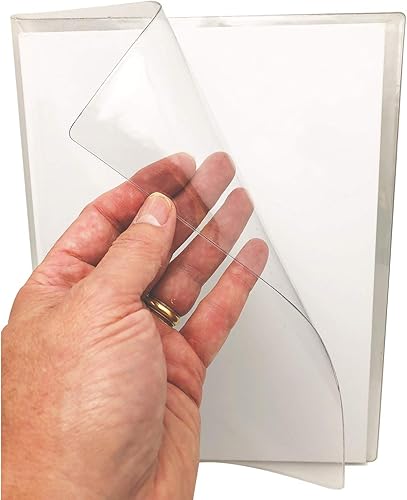 Ashley Productions Smart Poly Clear Book Cover, 8-12" x 11", Número de modelo ASH10571