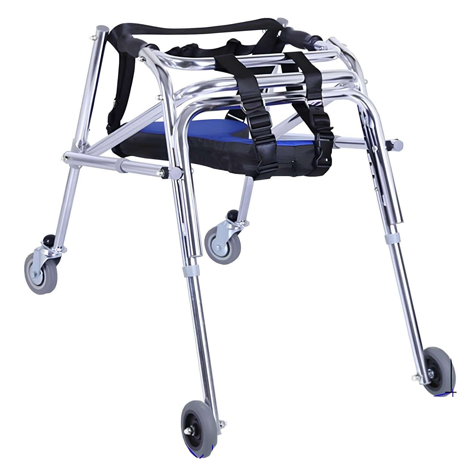 Foldable Design Walker for Children and Individuals with Disabilities - Rehabilitation Training Walking Aid