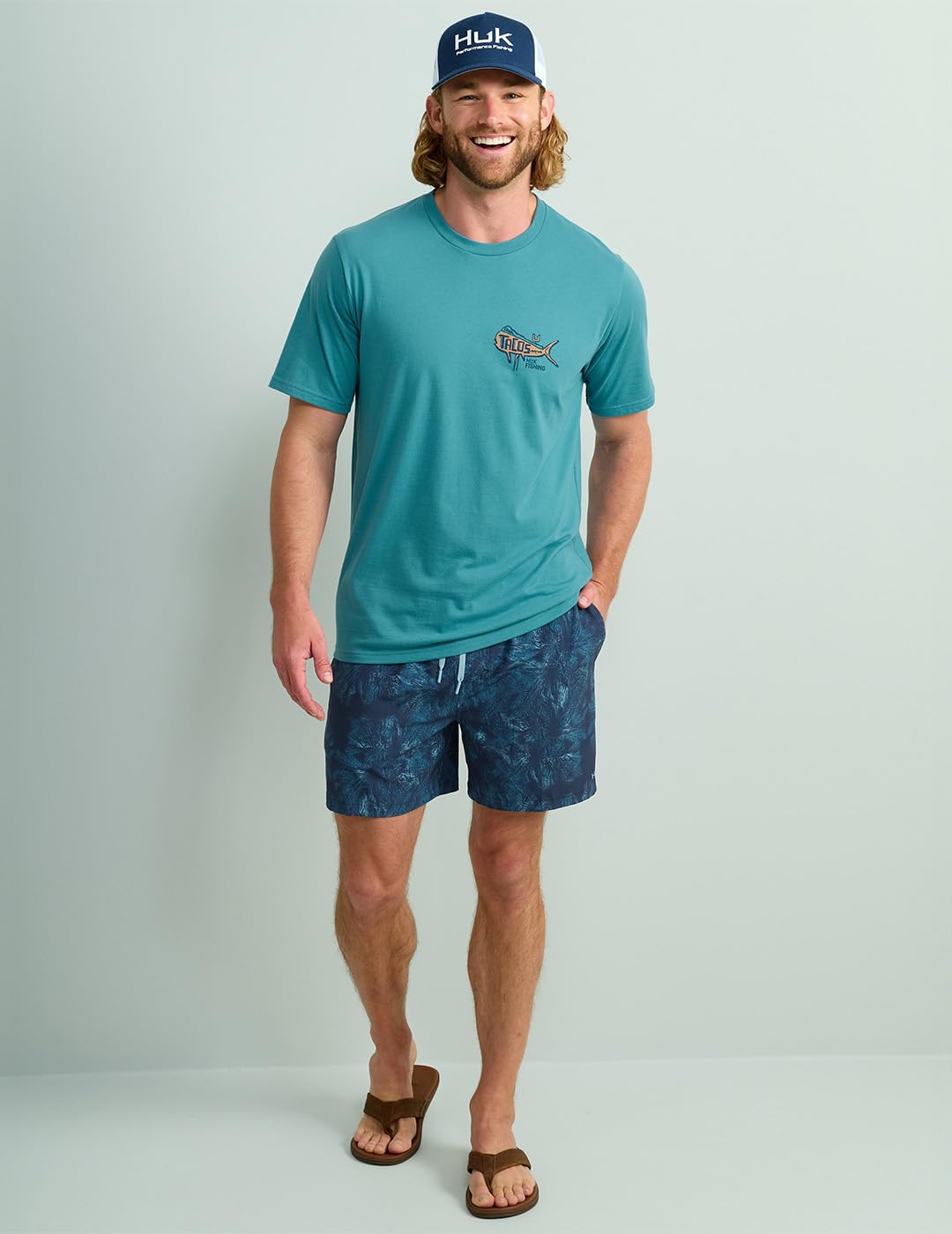 T-shirt Technique HUK Homme - Haut Pêche Performance Manches Courtes